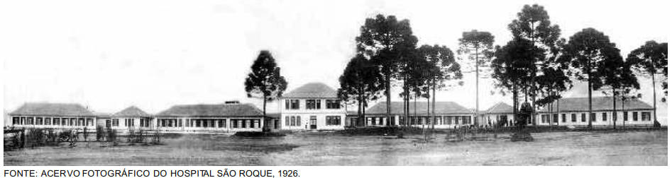 Foto histórica do Hospital